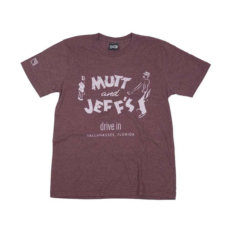 Mutt And Jeff's Tallahassee T-Shirt Burgundy