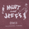 Mutt And Jeff's Tallahassee T-Shirt Graphic Burgundy