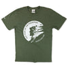 Old Man of the Mountain New Hampshire T-Shirt Front Forest Green
