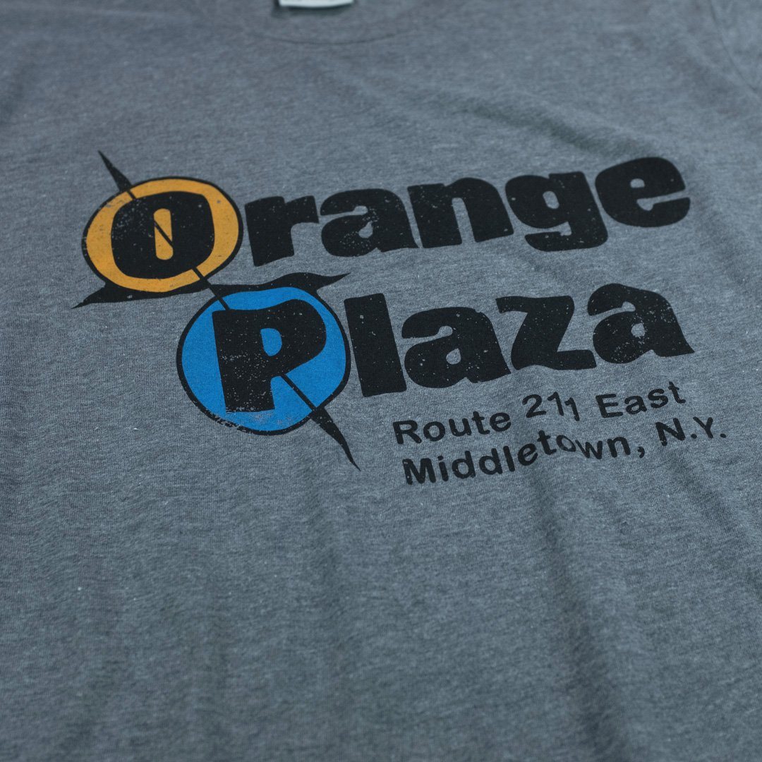 Orange Plaza Mall T-Shirt Detail Gray
