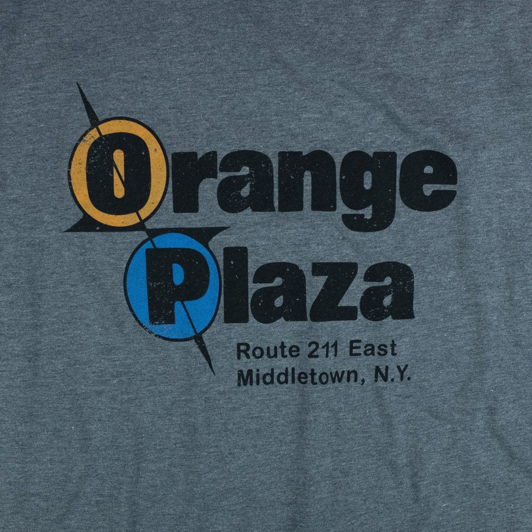Orange Plaza Mall T-Shirt Graphic Gray