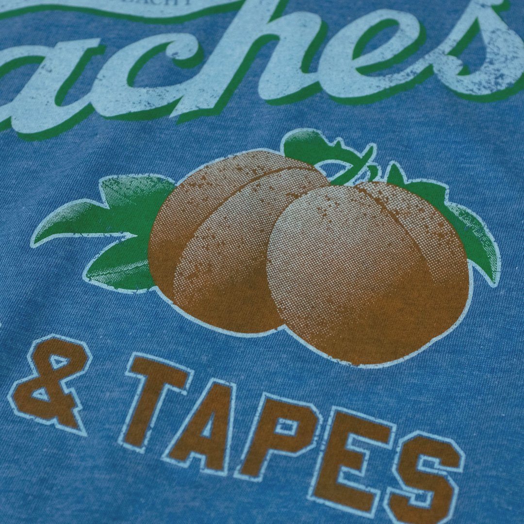 Peaches Records & Tapes T-Shirt Peaches Royal Blue