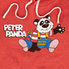 Peter Panda Child World Hoodie Graphic Red