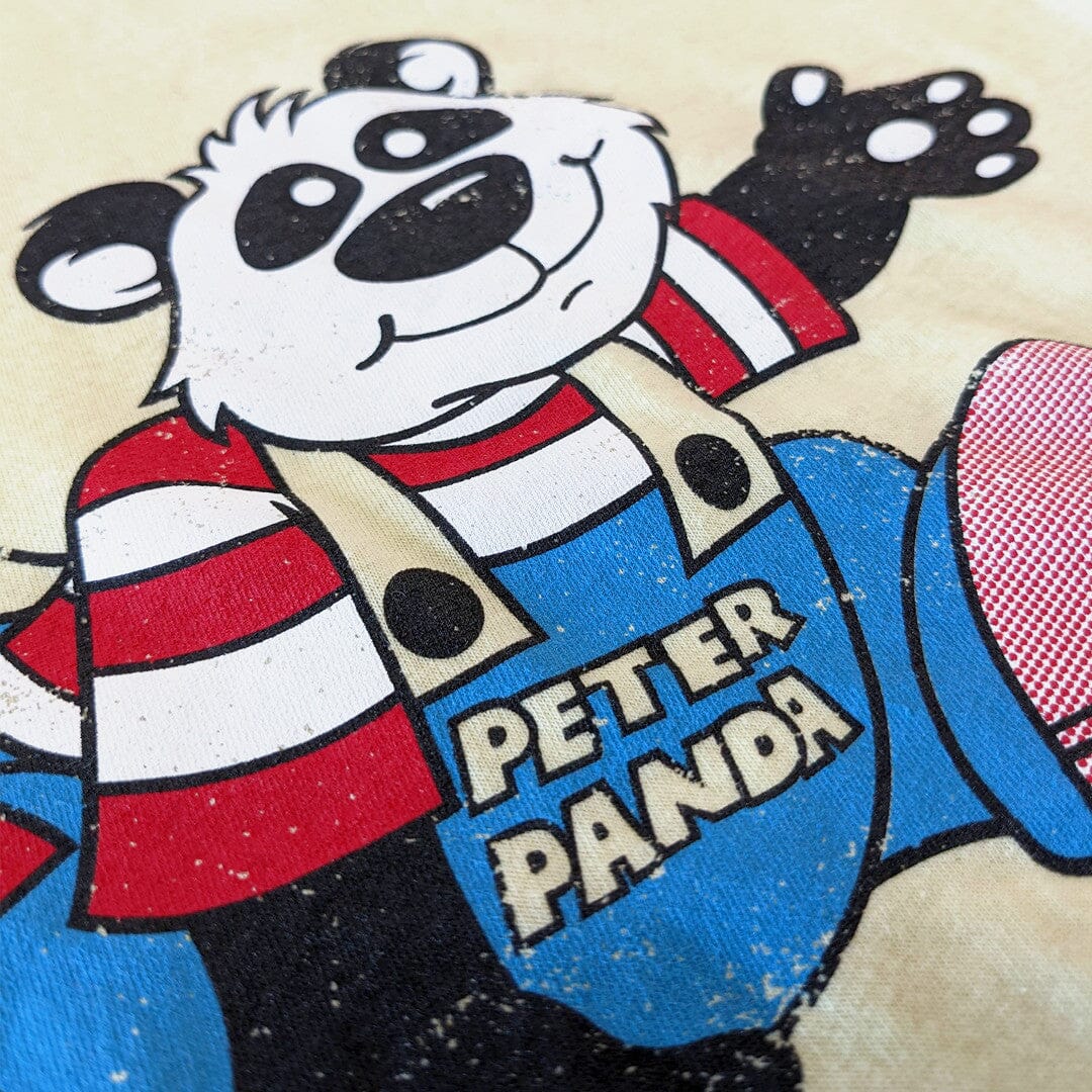 Peter Panda Child World T-Shirt Peter Faded Yellow