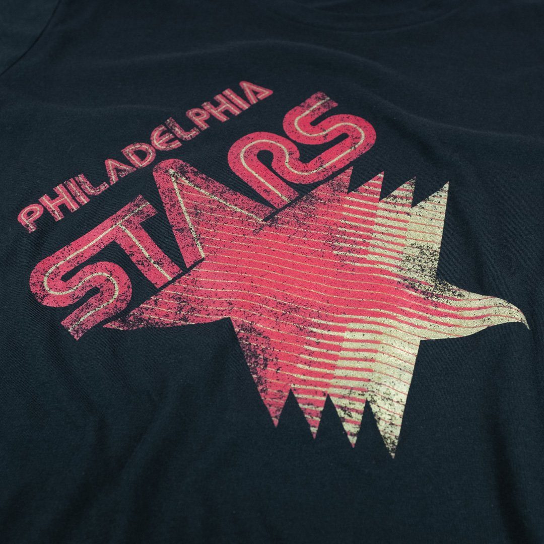 Philadelphia Stars T-Shirt Detail Black