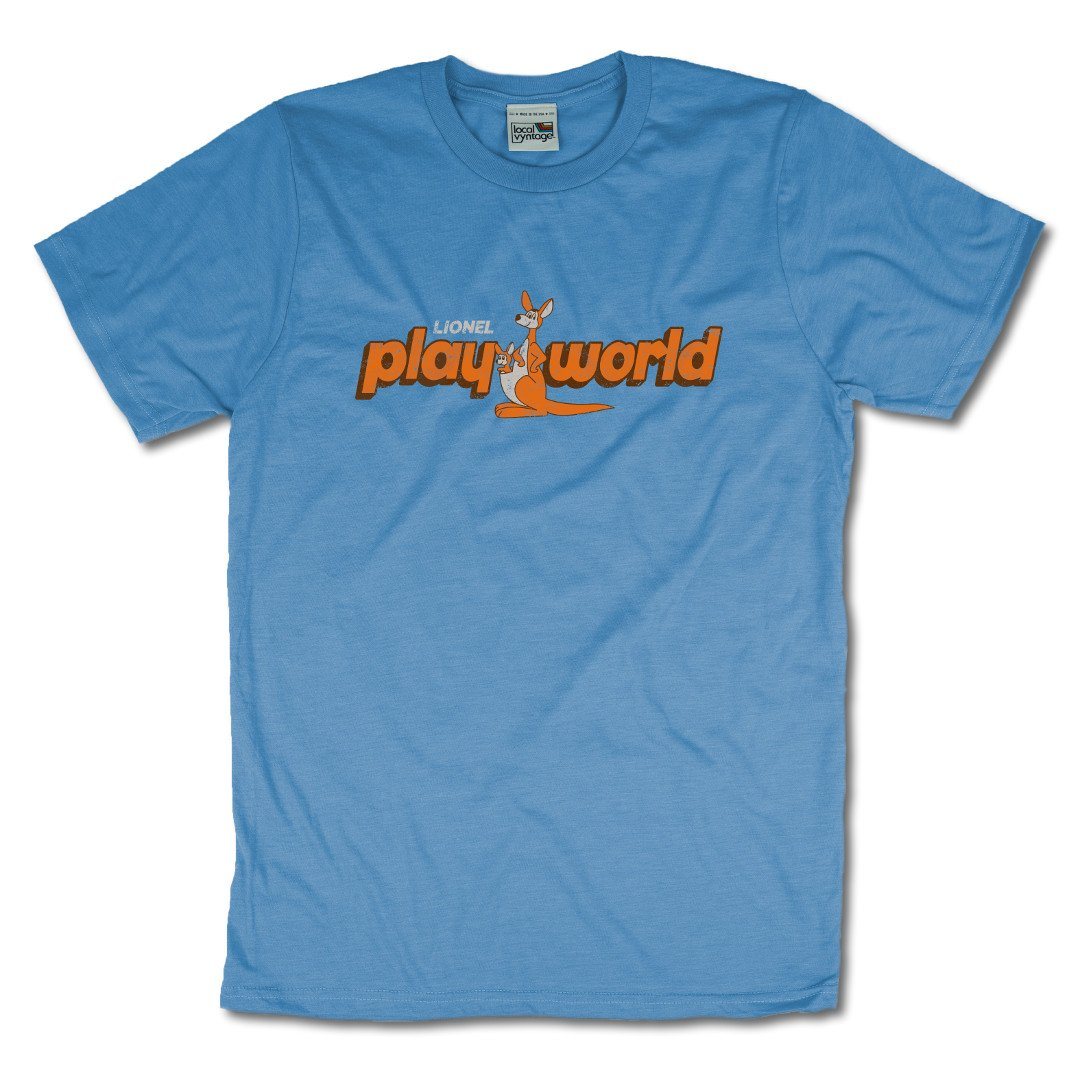 Playworld T-Shirt Front Light Blue