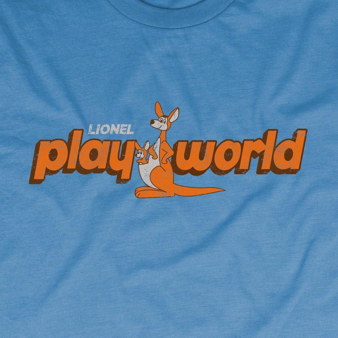 Playworld T-Shirt Graphic Light Blue