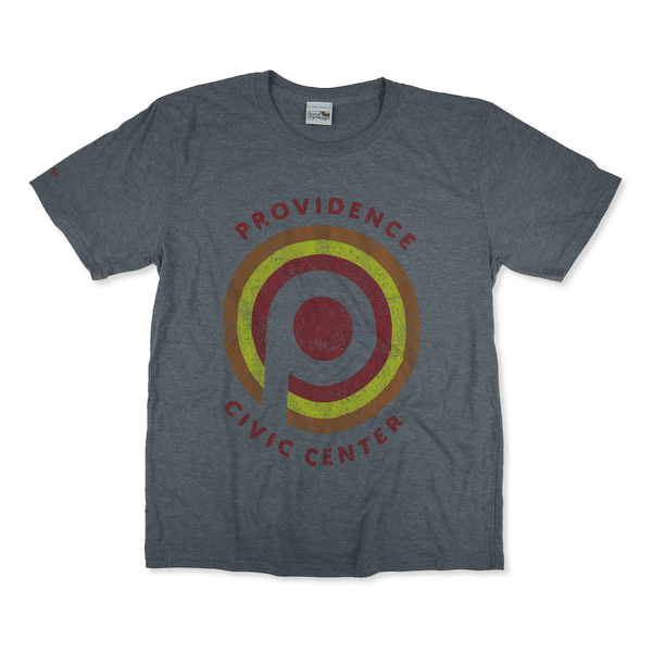 Providence Civic Center Rhode Island T-Shirt Front Gray