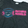 Record World T-Shirt Detail Dark Gray