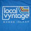Local Vyntage Rhode Island T-Shirt Graphic Light Blue