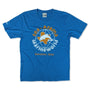 Sea-Arama Marineworld Texas T-Shirt Front Bright Blue