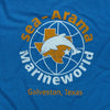 Sea-Arama Marineworld Texas T-Shirt Grapic Bright Blue
