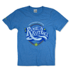 Shootin' The Hooch Ramblin' Raft Race Atlanta T-Shirt Front Royal Blue