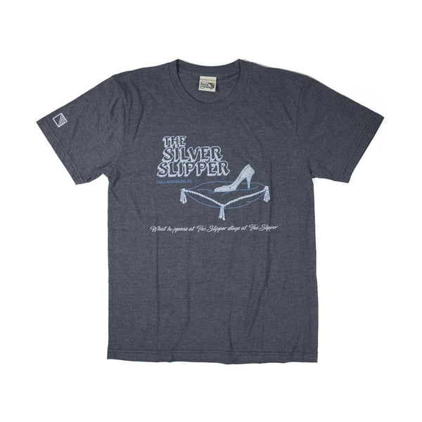 Silver Slipper Tallahassee T-Shirt Front Dark Blue