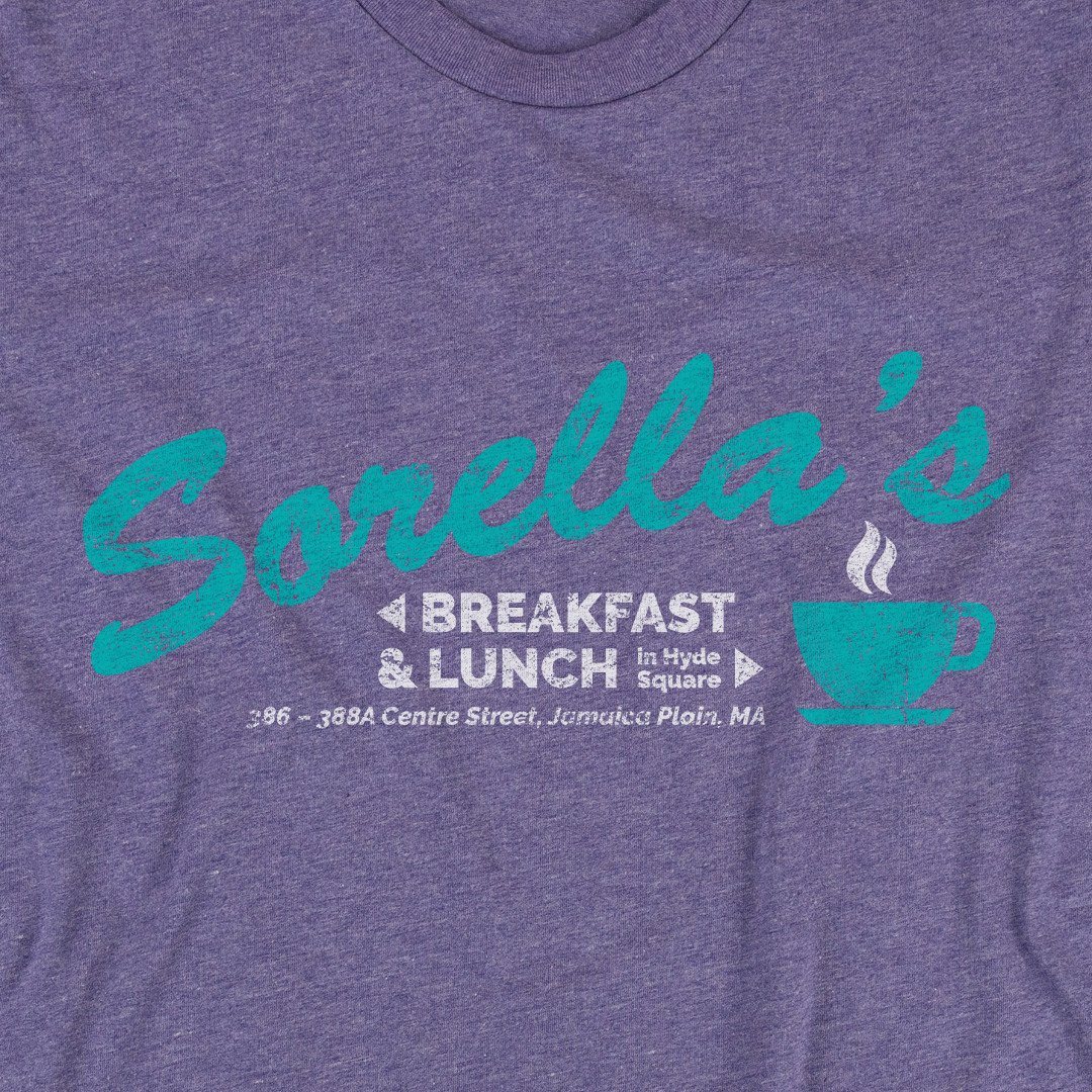 Sorella's Jamaica Plain T-Shirt Detail Purple