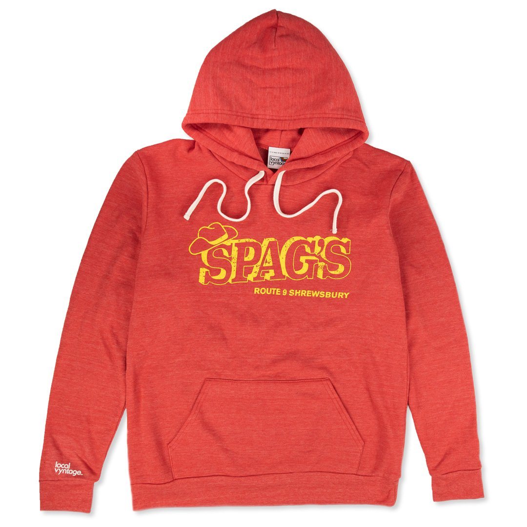 Spag's Hoodie Front Red