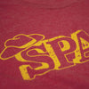 Spag's Shrewsbury T-Shirt Detail Red