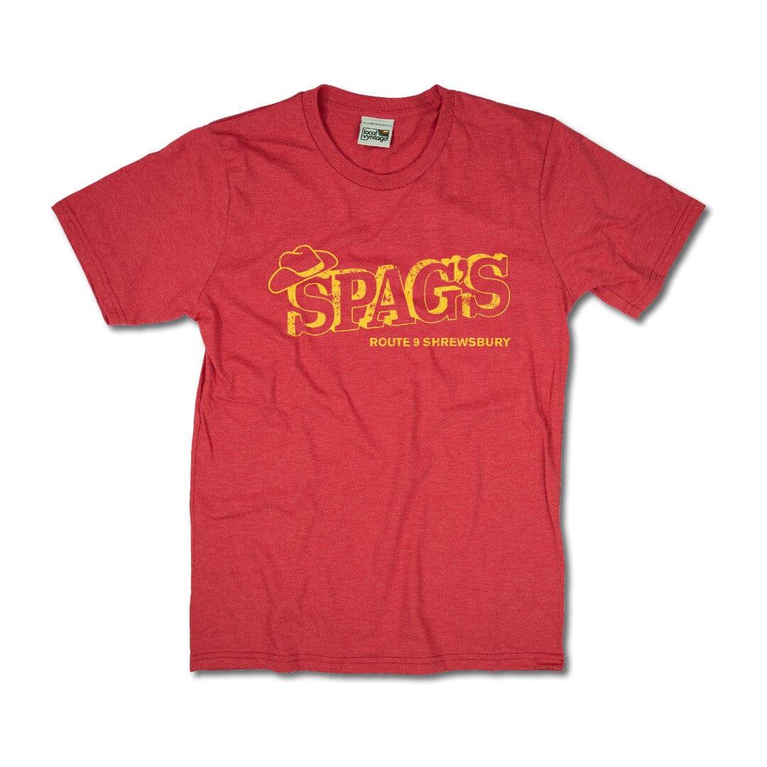 Spag's Shrewsbury T-Shirt Front Red