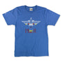 St Pete Pier Tampa T-Shirt Front Bright Blue