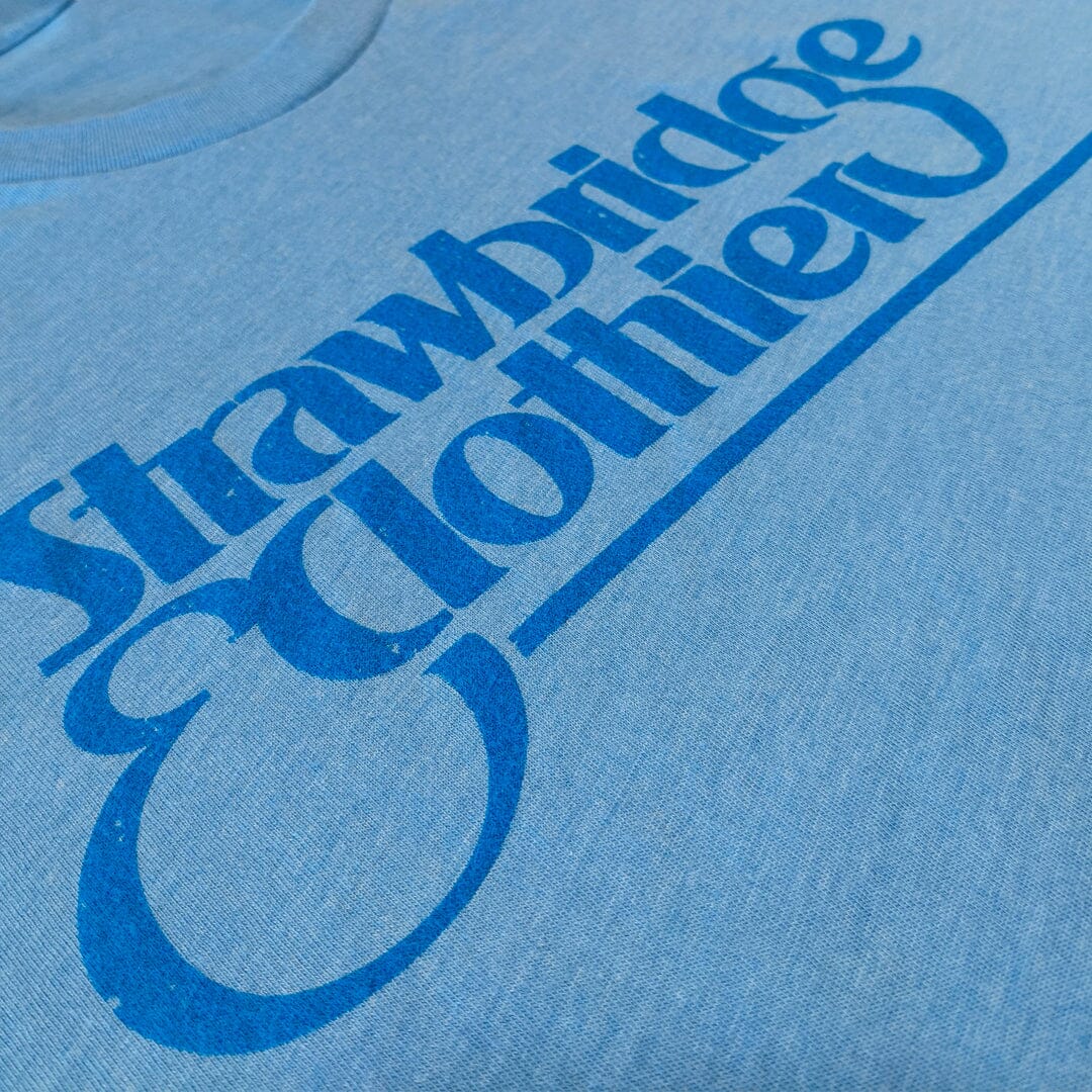 Strawbridge And Clothier T-Shirt Detail Light Blue