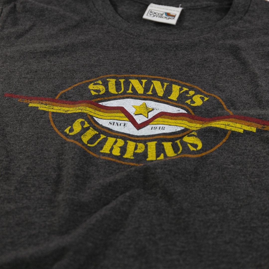 Sunny's Surplus T-Shirt Detail Dark Gray