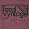 Tallahassee Local Vyntage Logo T-Shirt Graphic Burgundy