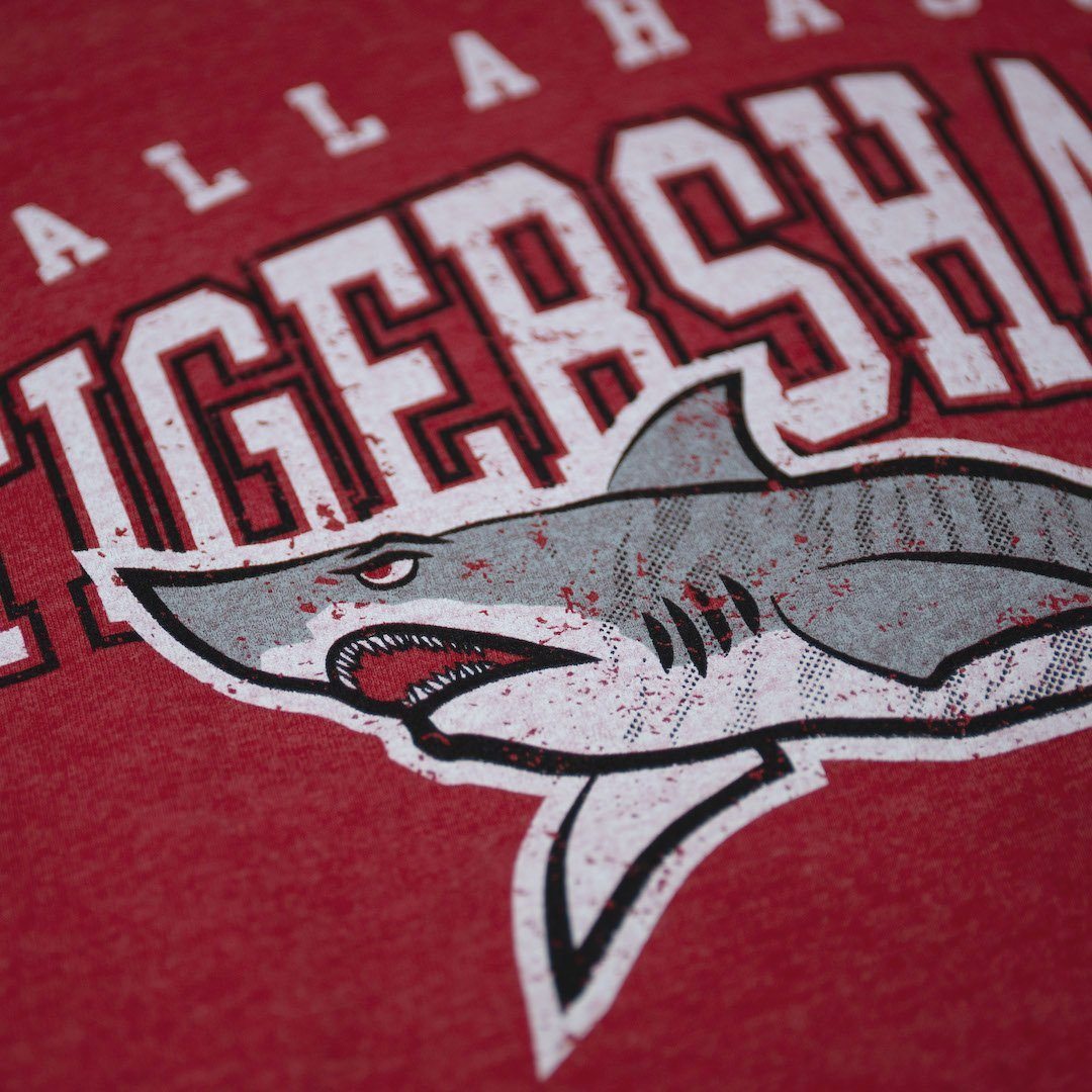 Tallahassee Tiger Sharks T-Shirt Detail Red
