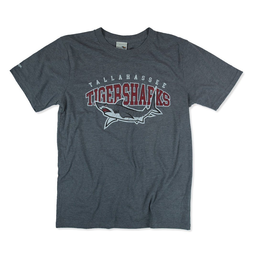 Tallahassee Tiger Sharks T-Shirt Front Gray
