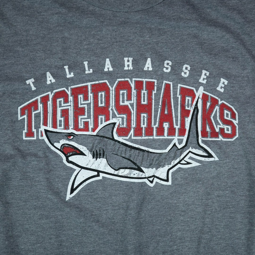 Tallahassee Tiger Sharks T-Shirt Graphic Gray