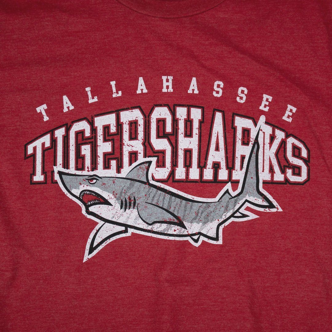 Tallahassee Tiger Sharks T-Shirt Graphic Red