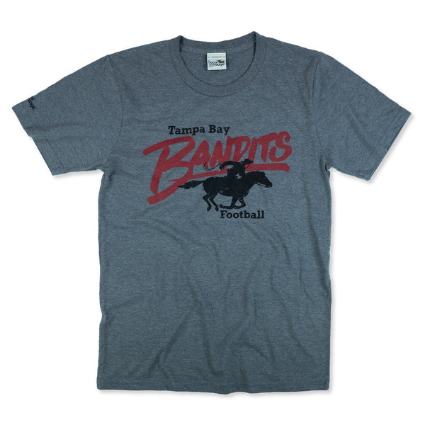 Tampa Bay Bandits T-Shirt Front Gray