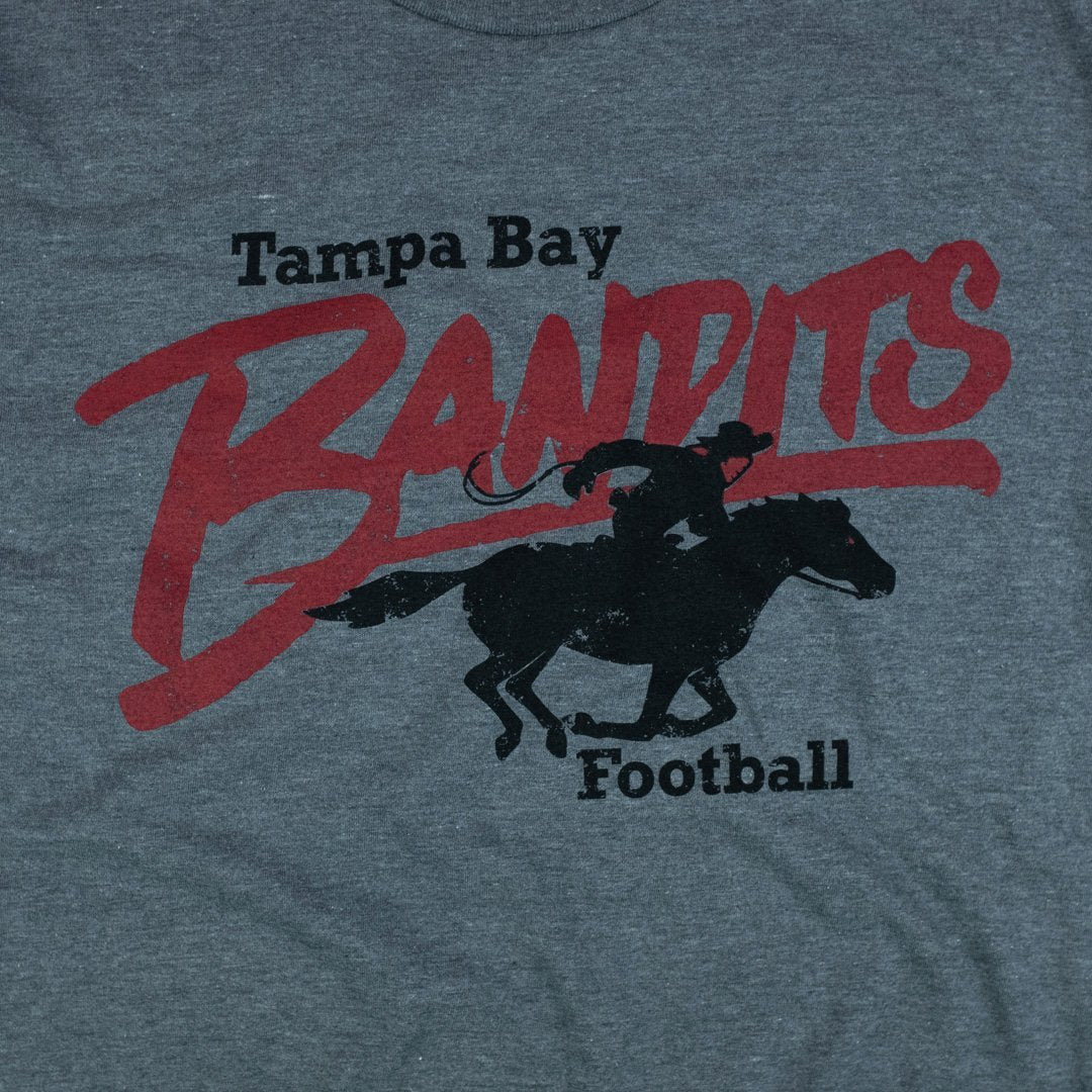 Tampa Bay Bandits T-Shirt Graphic Gray