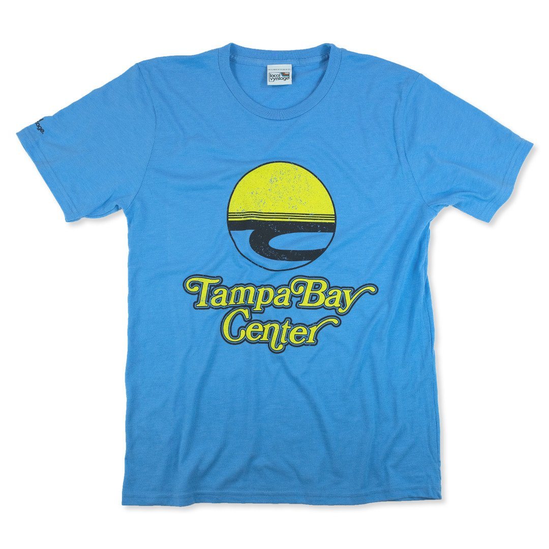 Tampa Bay Center T-Shirt Front Light Blue