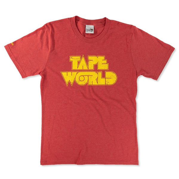 Tape World T-Shirt Front Red