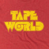 Tape World T-Shirt Graphic Red