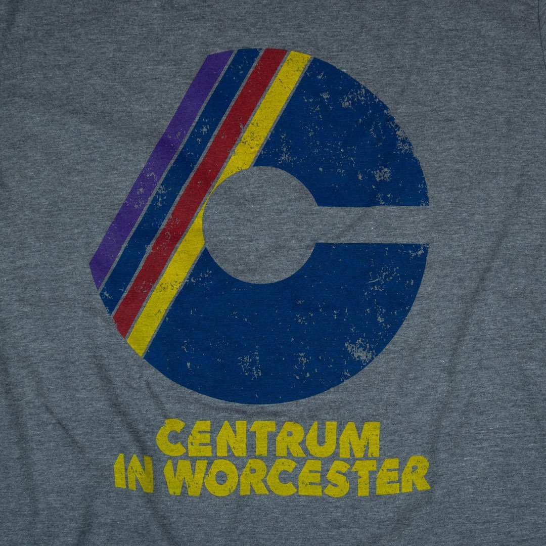 The Centrum Worcester Massachusetts T-Shirt Graphic Gray