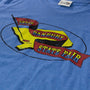 The Great Danbury State Fair Connecticut T-Shirt Detail Bright Blue