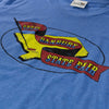 The Great Danbury State Fair Connecticut T-Shirt Detail Bright Blue