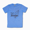 They're Called Jimmies Ice Cream T-Shirt Front Light Blue