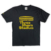 Three Rivers Stadium Pittsburgh T-Shirt Front Black