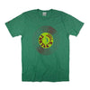 Turtle's Records And Tapes T-Shirt Front Faded Green