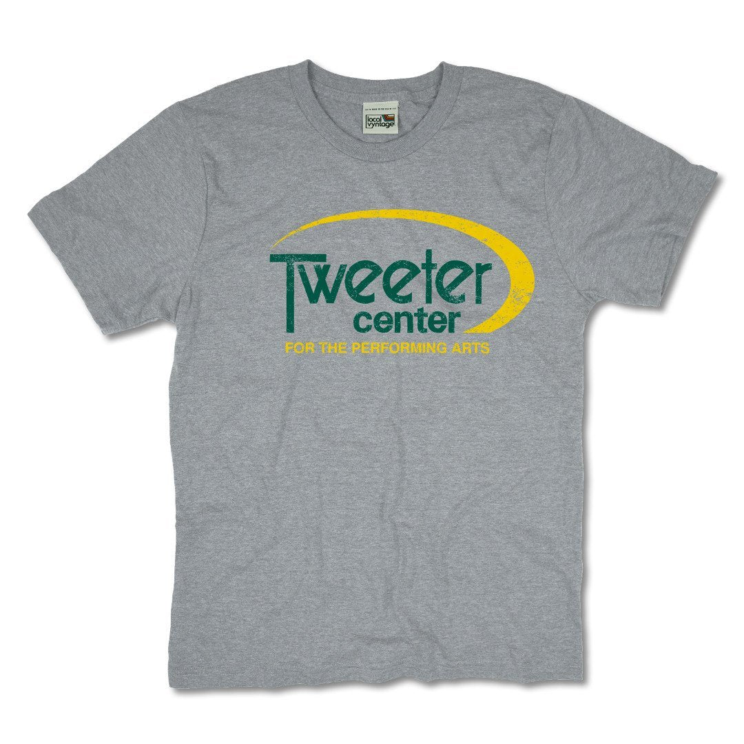 Tweeter Center T-Shirt Front Light Gray