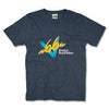 V66 Boston Rock Video T-Shirt Front Dark Blue