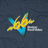 V66 Boston Rock Video T-Shirt Graphic Dark Blue