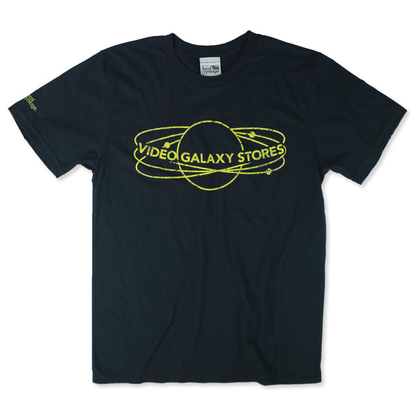 Video Galaxy Stores T-Shirt Front Black