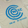 WCCC FM Hartford Connecticut T-Shirt Detail Beige