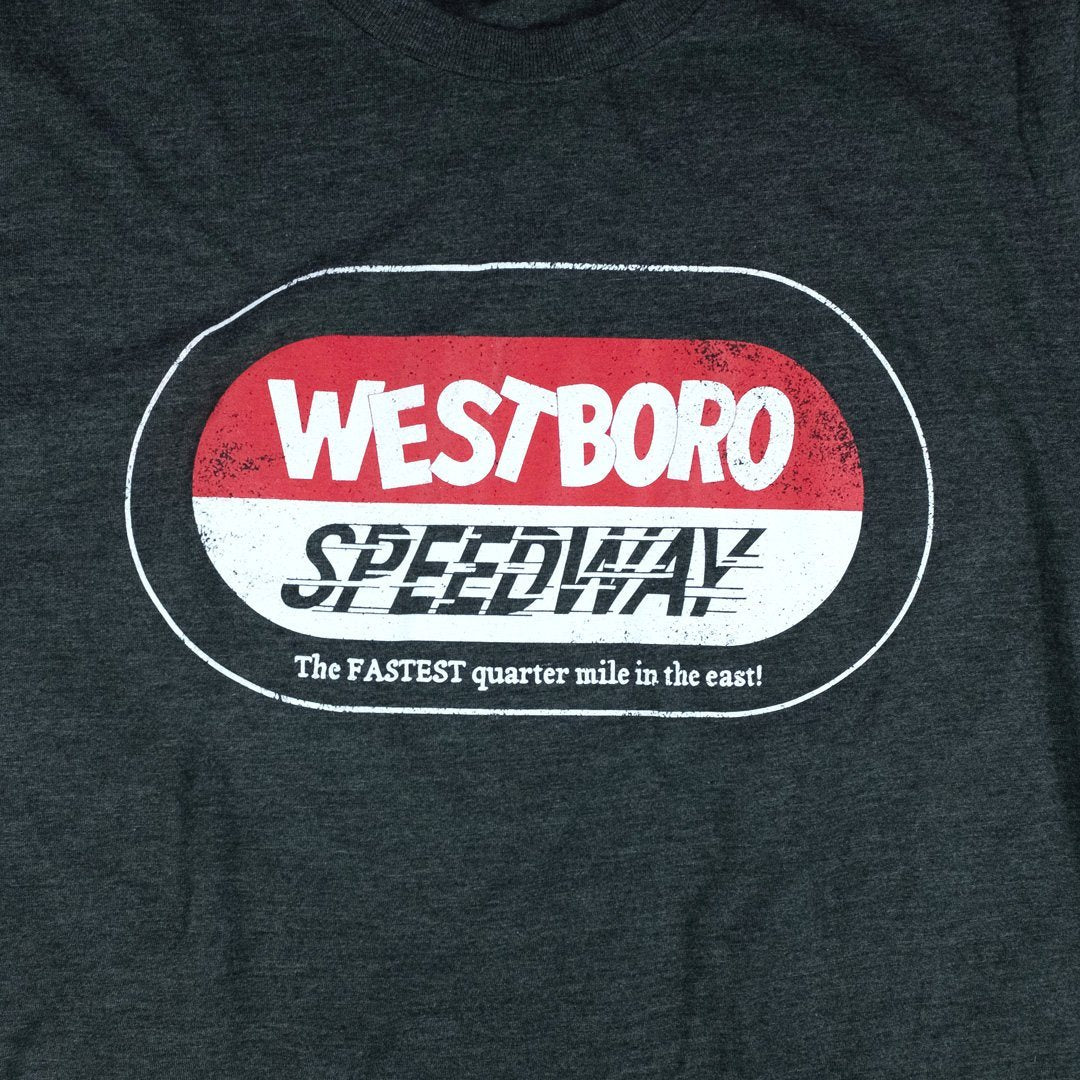 Westboro Speedway Massachusetts T-Shirt Graphic Dark Gray