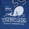 Whalom Park Hoodie Graphic Cobalt Blue