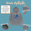 Whalom Park Hoodie Highlights Gray