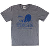 Whalom Park Massachusetts T-Shirt Front Grey With Blue